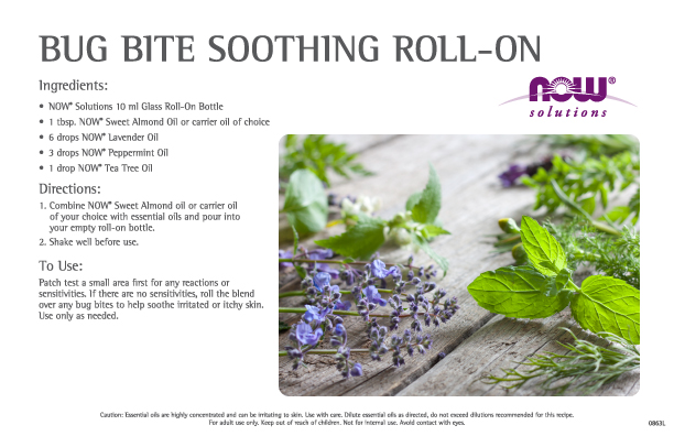 0863L - Bug Bite Soothing Roll On Recipe Cards